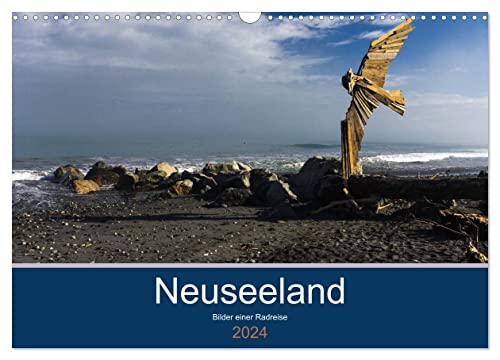 Neuseeland 2024 - Bilder einer Radreise (Wandkalender 2024 DIN A3 quer), CALVENDO Monatskalender von CALVENDO