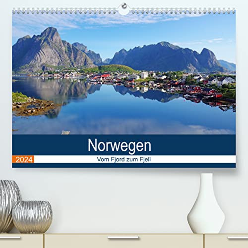 Norwegen 2024 - vom Fjord zum Fjell (hochwertiger Premium Wandkalender 2024 DIN A2 quer), Kunstdruck in Hochglanz von CALVENDO