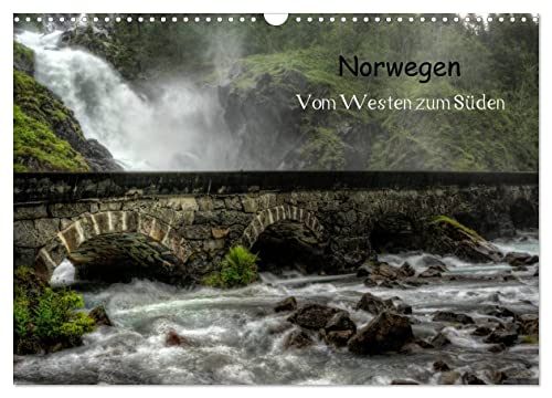 Norwegen - Vom Westen zum Süden (Wandkalender 2024 DIN A3 quer), CALVENDO Monatskalender von CALVENDO