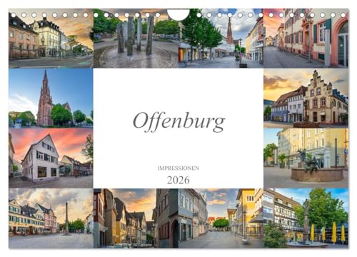 Offenburg Impressionen (Wandkalender 2026 DIN A4 quer), CALVENDO Monatskalender von CALVENDO