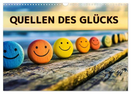 Quellen des Glücks (Wandkalender 2026 DIN A3 quer), CALVENDO Monatskalender von CALVENDO