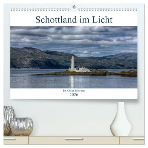 Schottland im Licht (hochwertiger Premium Wandkalender 2026 DIN A2 quer), Kunstdruck in Hochglanz von CALVENDO