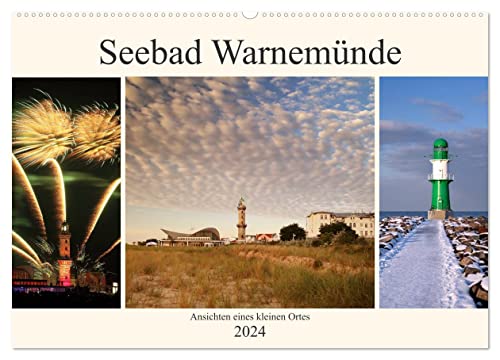Seebad Warnemünde (Wandkalender 2024 DIN A2 quer), CALVENDO Monatskalender von CALVENDO