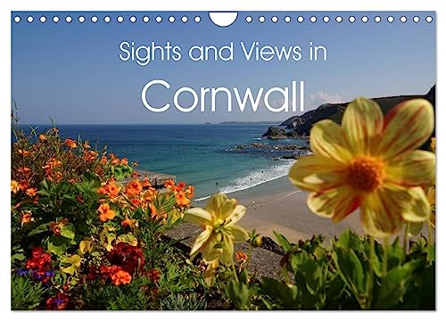 Sights and Views in Cornwall (Wandkalender 2024 DIN A4 quer), CALVENDO Monatskalender von CALVENDO