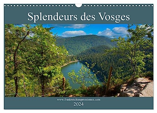 Splendeurs des Vosges (Calendrier mural 2024 DIN A3 horizontal), CALVENDO calendrier mensuel von CALVENDO