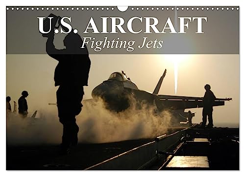 U.S. Aircraft - Fighting Jets (Wandkalender 2024 DIN A3 quer), CALVENDO Monatskalender von CALVENDO