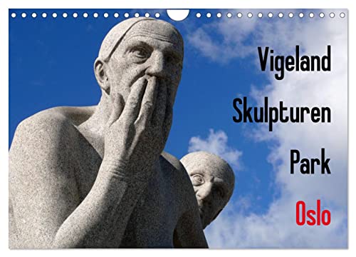 Vigeland Skulpturen Park Oslo (Wandkalender 2024 DIN A4 quer), CALVENDO Monatskalender von CALVENDO