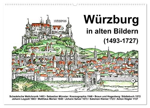 Würzburg in alten Bildern (Wandkalender 2026 DIN A2 quer), CALVENDO Monatskalender von CALVENDO