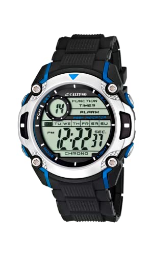 Calypso Jungen Digital Quarz Uhr mit Plastik Armband K5577/2 von CALYPSO