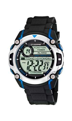 Calypso Jungen Digital Quarz Uhr mit Plastik Armband K5577/2 von Festina