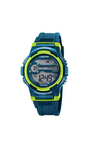 Calypso Jungen Digital Quarz Uhr mit Plastik Armband K5808/3 von CALYPSO