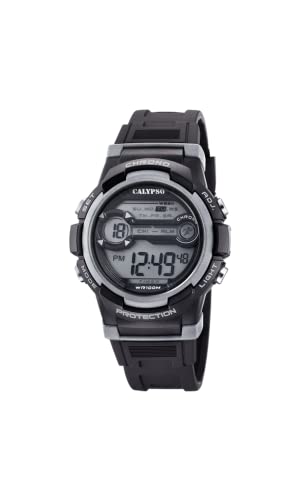 Calypso Jungs Digital Gesteppte Daunenjacke Uhr mit Kunststoff Armband K5808/4 von CALYPSO