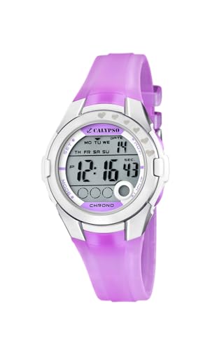Calypso Mdchen Chronograph Quarz Uhr mit Silikon Armband K5571/3 Calypso Mdchen Chronograph Quarz Uhr mit Silikon Armband K5571/3 von Festina