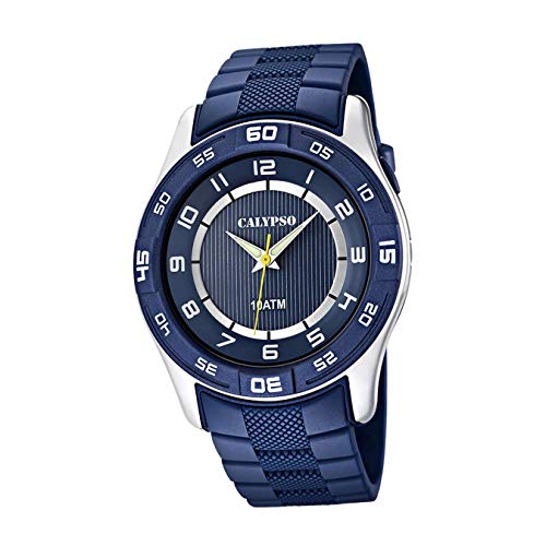 Calypso Uhr Für Herren K6062/2 Street Style Multi Silikon Case BlauSilikon Band von CALYPSO