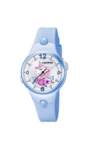 Calypso Uhr Für Kind K5783/B Sweet Time Multi Silikon Case BlauSilikon Band von CALYPSO