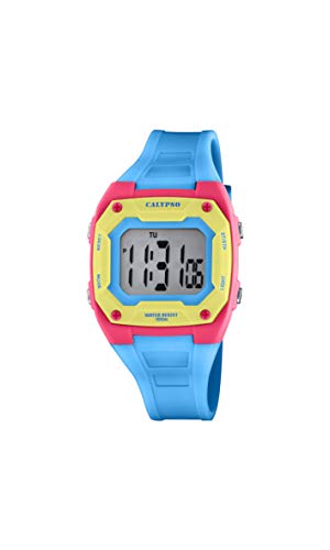 CALYPSO Unisex Digital Quarz Uhr mit Plastik Armband K5813/4 von CALYPSO