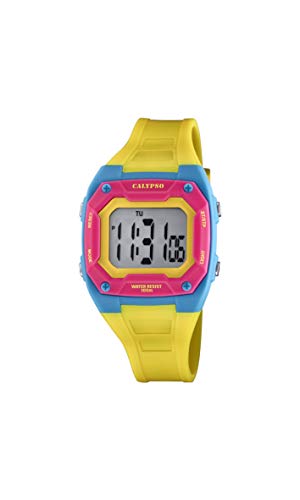 Calypso Unisex Digital Quarz Uhr mit Plastik Armband K5813/2 von CALYPSO