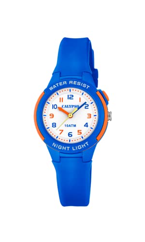 Calypso Unisex Kinder Analog Quarz Uhr mit Plastik Armband K6069/3 von CALYPSO