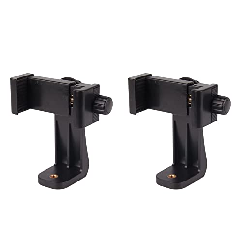 CAMBOFOTO Handyhalter Smartphone Stativadapter Verstellbarer Universal Handyhalter Halterung Adapter Stativhalterung (2er Pack) von CAMBOFOTO