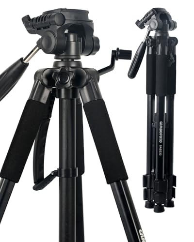 CAMBOFOTO Traveller Aluminium Stativ 170cm Mit Pan Kopf für Kamera DSLR - Dreibein Kleines Stativ CAMBOFOTO Traveller Aluminium Stativ 170cm Mit Pan Kopf für Kamera DSLR - Dreibein Kleines Stativ von CAMBOFOTO