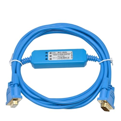 CAMCHJVVM PC-PPI-geeignetes S7-200-SPS-Programmierkabel, serielles Kabel, RS232-zu-RS485-Konvertierungskabel, PC/PPI-Download Cale PCPPI(Gold Plated Type,5m) von CAMCHJVVM