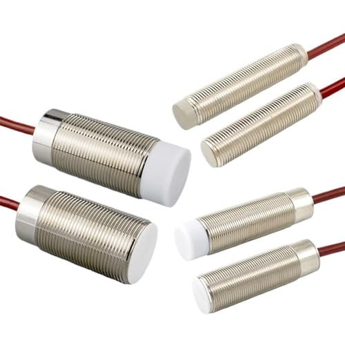 Hochtemperatur-Näherungsschalter M12/M18/M30 150 ℃ Sensor DC Dreileiter NPN PNP NO NC Metallinduktion(Color:M12 Shielded,Size:PNP NO) von CAMCHJVVM