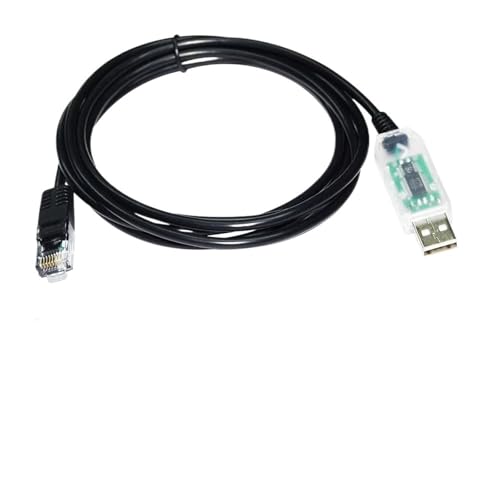 INDUSTRIELLES FT232RL CHIP USB ZU RJ45 RS485 SERIELLES KOMMUNIKATIONSKABEL for GERÄTE for Master-Host-Computer-Controller-Kabel(1.8m,Transparent USB Case) von CAMCHJVVM