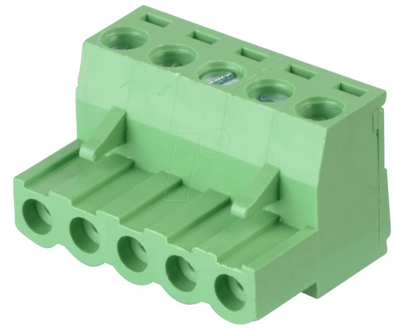 CTB9202-5 - Steckbare Schraubklemme - 5-pol, RM 5 mm, 0° von CAMDENBOSS