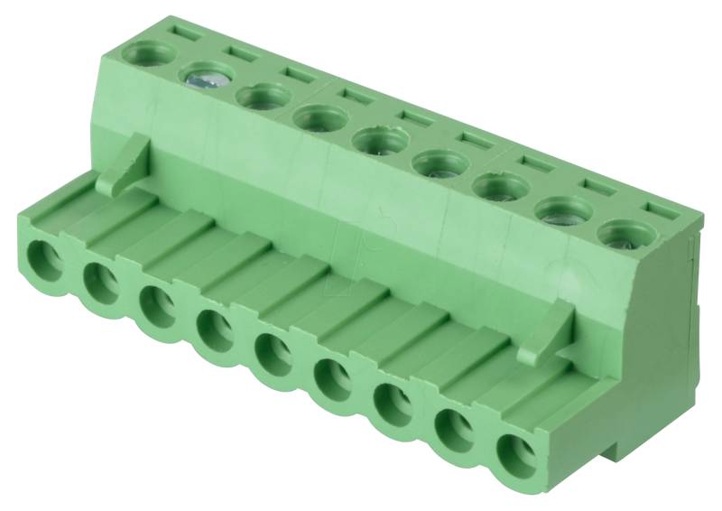 CTB9202-9 - Steckbare Schraubklemme - 9-pol, RM 5 mm, 0° von CAMDENBOSS