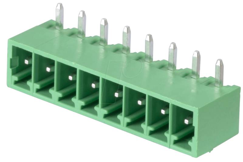 CTB932HE-8 - Stiftleiste - 8-pol, RM 3,81 mm, 90° von CAMDENBOSS