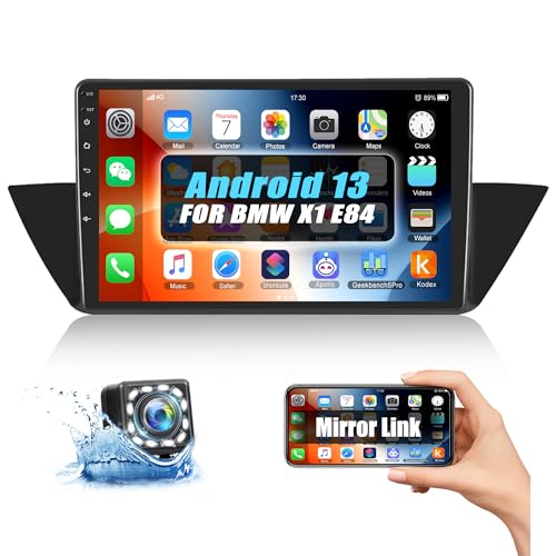 [1+32G] CAMECHO Android 13 Autoradio mit Navi Für BMW X1 E84(2009-2015),10.1 Zoll Touchscreen mit WiFi Verbunden/Bluetooth/FM Empfänger/USB/EQ/Mirror Link für Android IOS Phone von CAMECHO