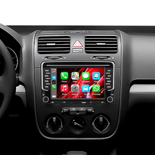 2+64G CAMECHO Android 13 Autoradio für VW Golf 5 Golf 6 Skoda Polo Passat Tiguan Touran mit Carplay/Android Auto/Mirrorlink, 7 Zoll Kapazitive Touchscreen mit WiFi GPS FM Bluetooth 2+64G CAMECHO Android 13 Autoradio für VW Golf 5 Golf 6 Skoda Polo Passat Tiguan Touran mit Carplay/Android Auto/Mirrorlink, 7 Zoll Kapazitive Touchscreen mit WiFi GPS FM Bluetooth von CAMECHO