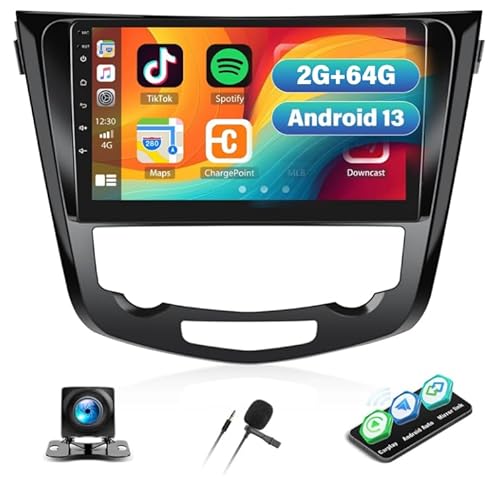 2G+64G CAMECHO Android 13 Autoradio mit Navi für Nissan Qashqai J11 X-Trail T32 2013-2017 CarPlay Android Auto, 10.1 Zoll Auto Radio mit Bluetooth GPS FM/RDS WiFi SWC Rückfahrkamera&MIC 2G+64G CAMECHO Android 13 Autoradio mit Navi für Nissan Qashqai J11 X-Trail T32 2013-2017 CarPlay Android Auto, 10.1 Zoll Auto Radio mit Bluetooth GPS FM/RDS WiFi SWC Rückfahrkamera&MIC von CAMECHO