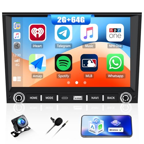 2G+64GB CAMECHO Android 13 Autoradio für Porsche Boxster Kaman 911 mit Navi Carplay Android Auto Wireless, Double Din mit 8-Zoll Bildschirm mit RDS/FM MirrorLink Bluetooth DSP+AHD-Rückfahrkamera 2G+64GB CAMECHO Android 13 Autoradio für Porsche Boxster Kaman 911 mit Navi Carplay Android Auto Wireless, Double Din mit 8-Zoll Bildschirm mit RDS/FM MirrorLink Bluetooth DSP+AHD-Rückfahrkamera von CAMECHO
