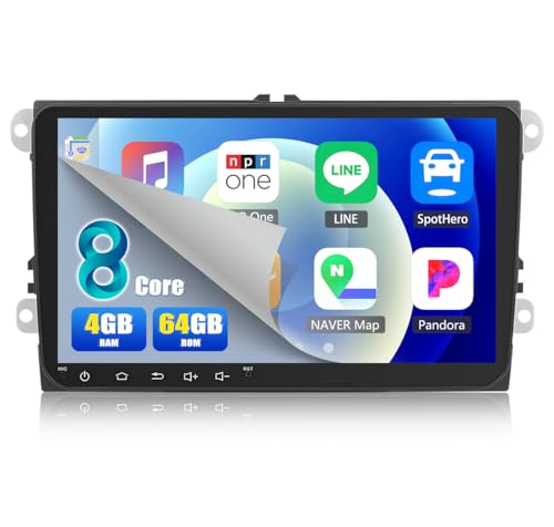 4+64GB 8 Core CAMECHO Android 13 Autoradio für Golf Polo Touran Tiguan Sitz Altea mit Navi Carplay Android Auto Wireless, Doppel Din Radio mit 9 Zoll Bildschirm,Mirror Link RDS/FM Bluetooth 5.0+DSP 4+64GB 8 Core CAMECHO Android 13 Autoradio für Golf Polo Touran Tiguan Sitz Altea mit Navi Carplay Android Auto Wireless, Doppel Din Radio mit 9 Zoll Bildschirm,Mirror Link RDS/FM Bluetooth 5.0+DSP von CAMECHO