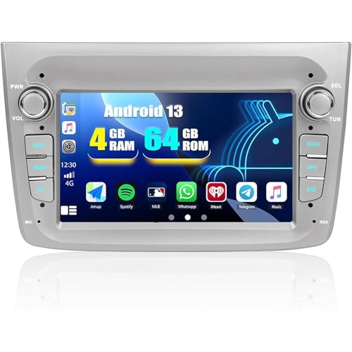 4G+64G CAMECHO 8 Core Android 13 Autoradio für Alfa Romeo MITO 2008-2016 mit Navi Carplay Android Auto Wireless, 2 Din mit 7-Zoll Bildschirm mit RDS/FM MirrorLink Bluetooth DSP+Canbus 4G+64G CAMECHO 8 Core Android 13 Autoradio für Alfa Romeo MITO 2008-2016 mit Navi Carplay Android Auto Wireless, 2 Din mit 7-Zoll Bildschirm mit RDS/FM MirrorLink Bluetooth DSP+Canbus von CAMECHO