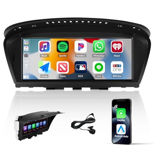 5G Android 13 Autoradio für BMW 3/5 Series E60 E61 E90 E91 E92 2005-2008, Wireless Carplay Android Auto, 8.8 Zoll Touch Multimedia Player, Eingebaut 5G WIF GPS Navigation Bluetooth5.0, CCC System von CAMECHO