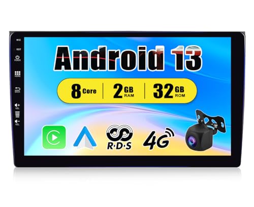 8 Cores CAMECHO Android 12 Autoradio für Opel Astra H/Zafira B/Corse C D mit Carplay Android Auto,2G+32G 9 Zoll Bildschirm Autoradio 2 DIN mit Navi DSP Mirrorlink RDS Bluetooth+Rückfahrkamera von CAMECHO