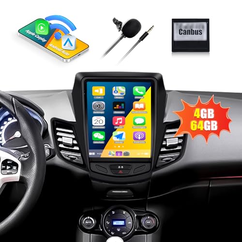 CAMECHO 8-Kern 4G+64G Android 13 Autoradio für Ford Fiesta 2012 2013 2014 2015 mit Navi Carplay Android Auto,9,7 Zoll Auto Radio Touch Display mit Bluetooth RDS/FM WiFi y USB CAMECHO 8-Kern 4G+64G Android 13 Autoradio für Ford Fiesta 2012 2013 2014 2015 mit Navi Carplay Android Auto,9,7 Zoll Auto Radio Touch Display mit Bluetooth RDS/FM WiFi y USB von CAMECHO