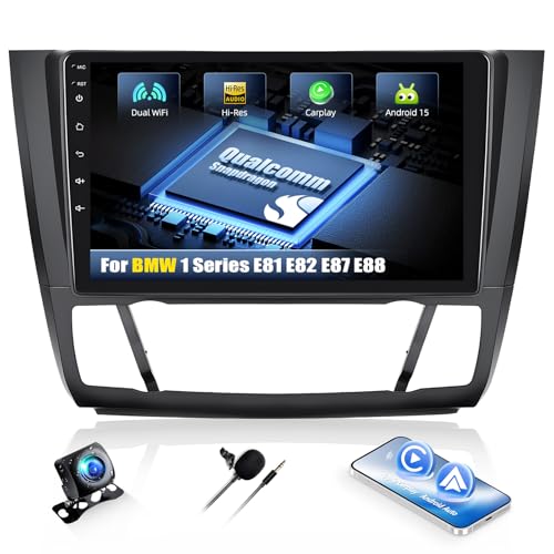 CAMECHO Android 15 Qualcomm Octa Core 3G+32G Autoradio für BMW 1 Serie E81 E82 E87 E88 mit Carplay Android Auto Navi Dual WiFi 9-Zoll QLED Bildschirm mit Navi Bluetooh5.1 FM/RDS+Rückfahrkamera CAMECHO Android 15 Qualcomm Octa Core 3G+32G Autoradio für BMW 1 Serie E81 E82 E87 E88 mit Carplay Android Auto Navi Dual WiFi 9-Zoll QLED Bildschirm mit Navi Bluetooh5.1 FM/RDS+Rückfahrkamera von CAMECHO