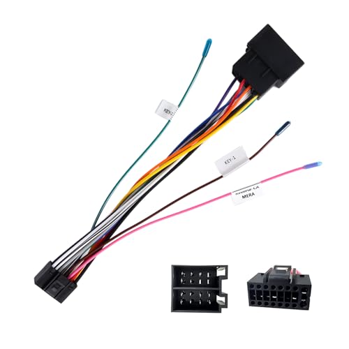 CAMECHO ISO Autoradio Car Adapter Kabel, 16-Pin DIN Stecker, Universal Anschluss für Power und Lautsprecher CAMECHO ISO Autoradio Car Adapter Kabel, 16-Pin DIN Stecker, Universal Anschluss für Power und Lautsprecher von CAMECHO