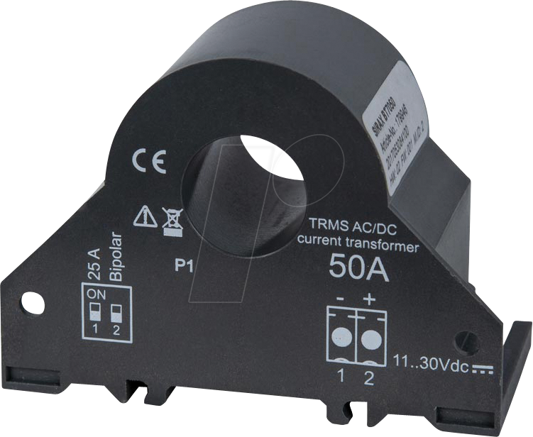 CABA 179946 - Stromwandler / Messumformer, 50 A AC/DC, Dip Switch CABA 179946 - Stromwandler / Messumformer, 50 A AC/DC, Dip Switch von CAMILLE BAUER