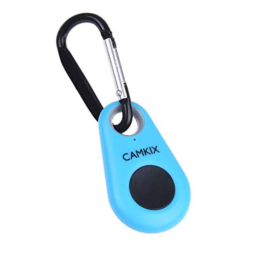 Kamerablenden-Fernbedienung mit Bluetooth®-Technologie - Schlüsselband mit Abnehmbarer Armatur - Karabiner - Erfassen Sie Bilder/Videos drahtlos aus bis zu 10 m Entfernung auf iPhone/Android von CAMKIX