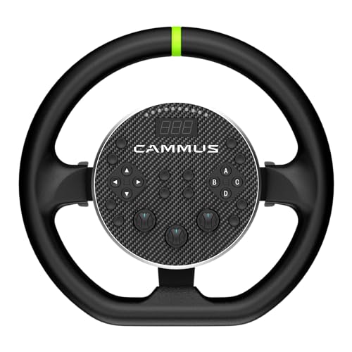 CAMMUS C5 Direct Drive Steeering Wheel Racing Simulator Wheel 5Nm Wheelbase Premium Construction Cloud-based APP Control PC Hardware Exclusive CAMMUS C5 Direct Drive Steeering Wheel Racing Simulator Wheel 5Nm Wheelbase Premium Construction Cloud-based APP Control PC Hardware Exclusive von CAMMUS
