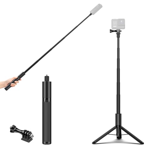 121,9 cm unsichtbares Selfie-Stick-Stativ, 1,2 m ausziehbare Stange, 360°-Kamerastativ, 2-in-1, kompatibel mit GoPro Max Hero 12 11 10 9 8 7 6 5 4, DJI Osmo Action, Insta360 X4 X3 ONE X2 X R GO 3S 3 2 121,9 cm unsichtbares Selfie-Stick-Stativ, 1,2 m ausziehbare Stange, 360°-Kamerastativ, 2-in-1, kompatibel mit GoPro Max Hero 12 11 10 9 8 7 6 5 4, DJI Osmo Action, Insta360 X4 X3 ONE X2 X R GO 3S 3 2 von CAMOLO GEEK