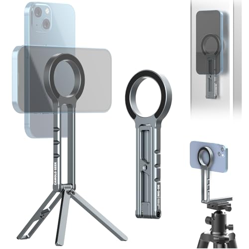 CAMOLO GEEK Magnetisches Handy-Stativ fr Smartphones, Faltbar, Hhenverstellbar, Magnetische Halterung, Tragbar, Kompatibel mit den meisten Smartphones von CAMOLO GEEK