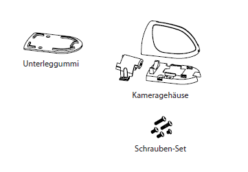 Ersatzgehäuse für CAMOS CS-110 Seitenkamera von CAMOS