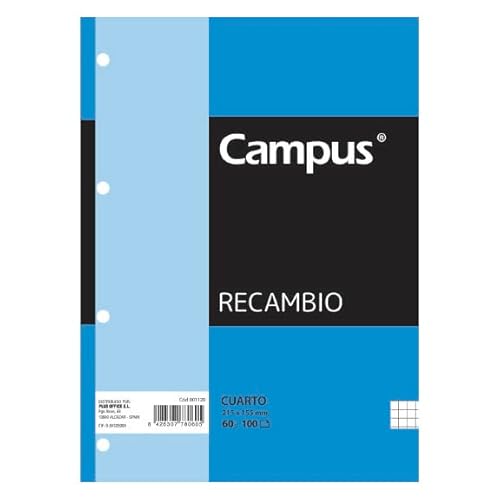 CAMPUS UNIVERSITY Ersatzpapier CAMPUS 4º 100H 60G 4T HN Weiß von CAMPUS UNIVERSITY