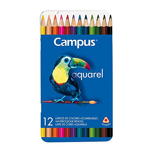 CAMPUS University mkp1120 – 24TN – 24 Aquarell-Buntstifte von CAMPUS