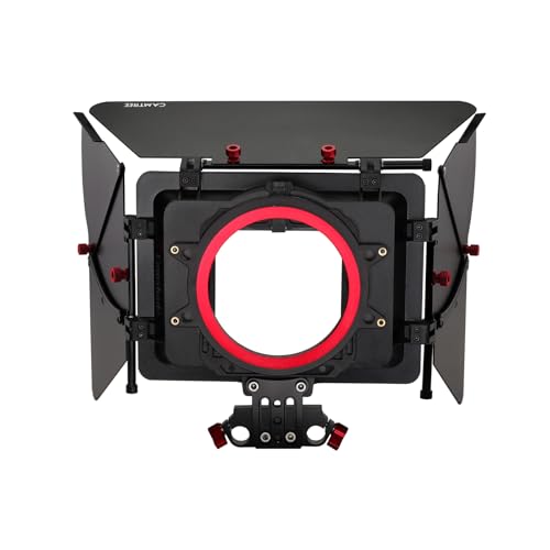 CAMTREE Camshade Professionelle Weitwinkel-Mattebox mit 15-mm-Stabadapter für DSLR-Video-DV-Camcorder-Kameraobjektive bis 105 mm (MB-CMS) von Camtree